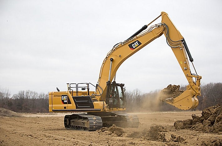 Caterpillar 336 excavator specs & dimensions (2018 - 2025