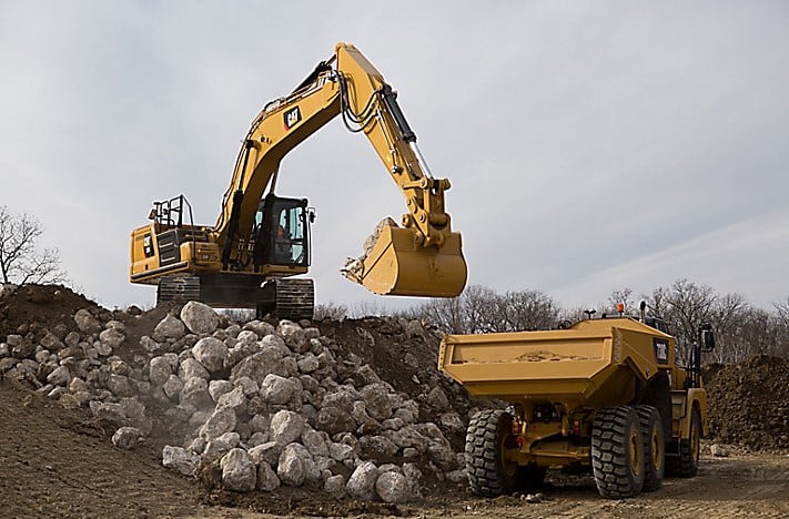 Caterpillar 336 excavator specs & dimensions (2018 - 2025