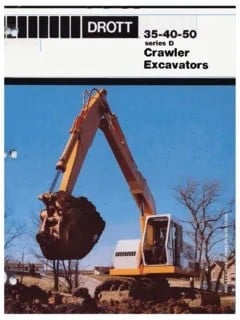 Drott 50D excavator specs & dimensions (1980 - 1990) | Diggers ...