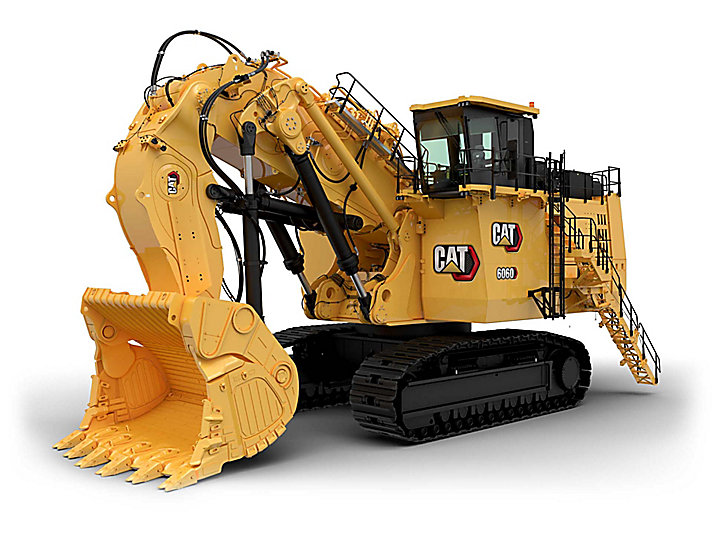 キャデラックス Caterpillar 6060 AC FS excavator specs & dimensions (2019 - 2025