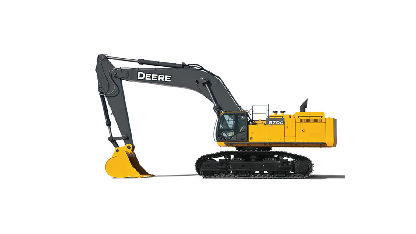 John Deere Construction 870G LC excavator specs (2017 2021) Diggers