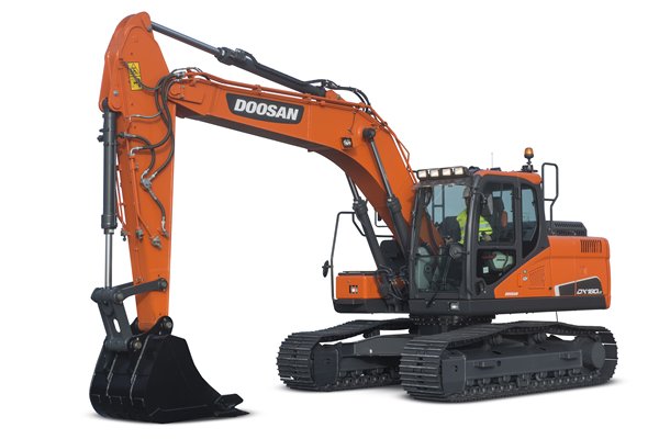 Doosan DX180LC-5 excavator specs & dimensions (2017 - 2021