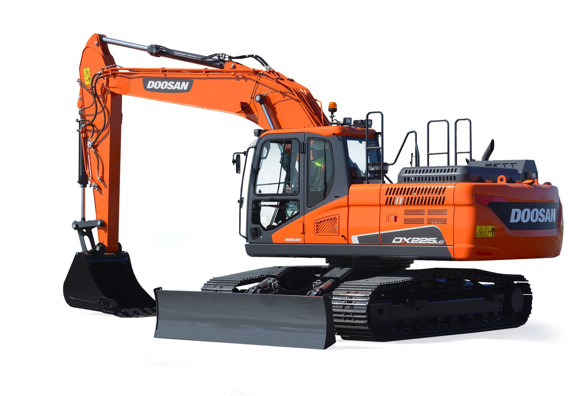 Doosan DX225LC excavator specs & dimensions (2019 - 2023