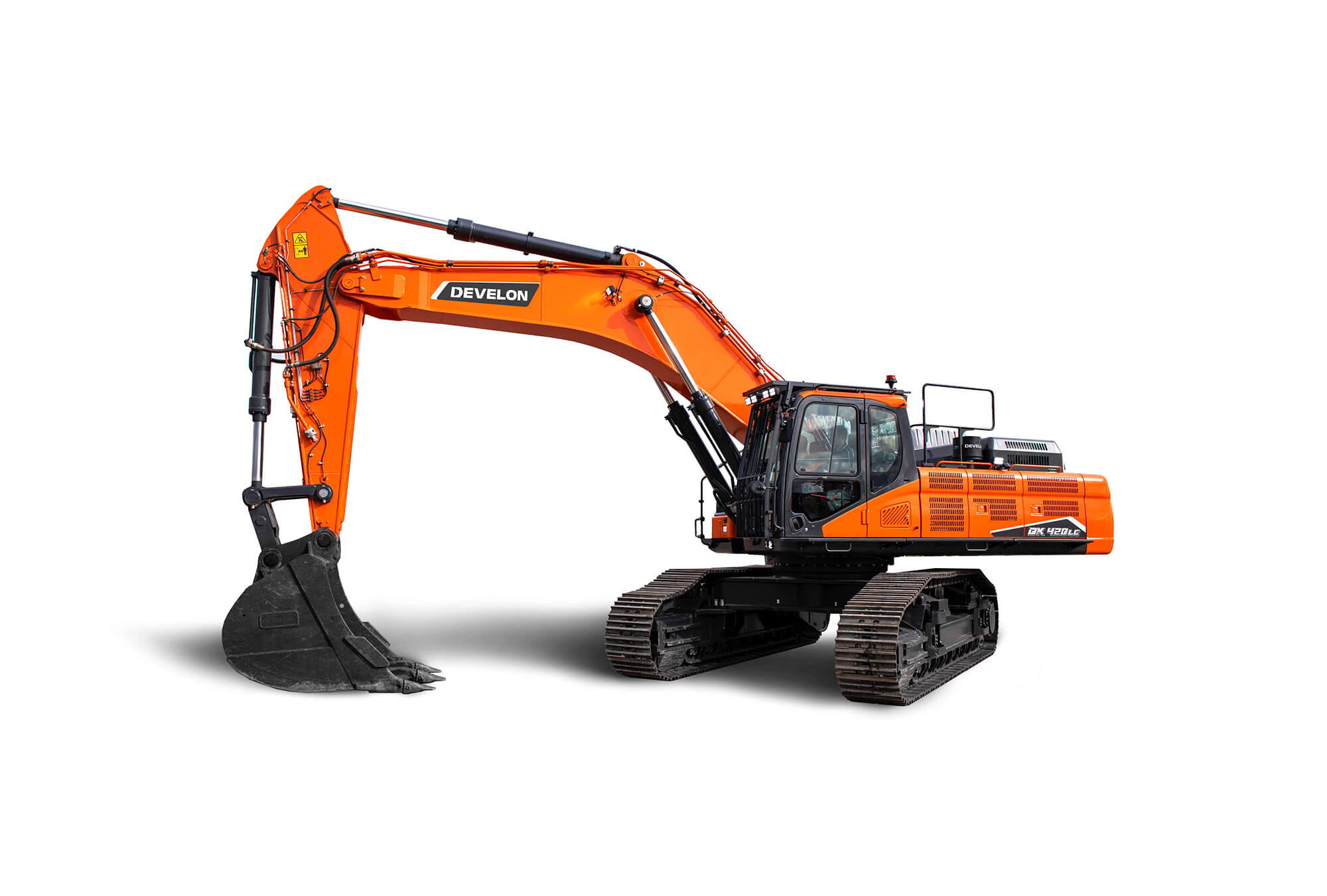Develon DX420LC-7K excavator specs & dimensions (2023 - 2025