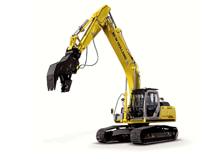 New Holland E215B Tracked Excavotor 1/87th Scale Yellow/Black/Grey Tracked 48 Po 