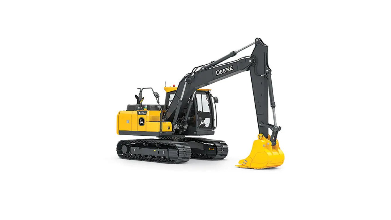 John Deere Construction E140-II excavator specs & dimensions