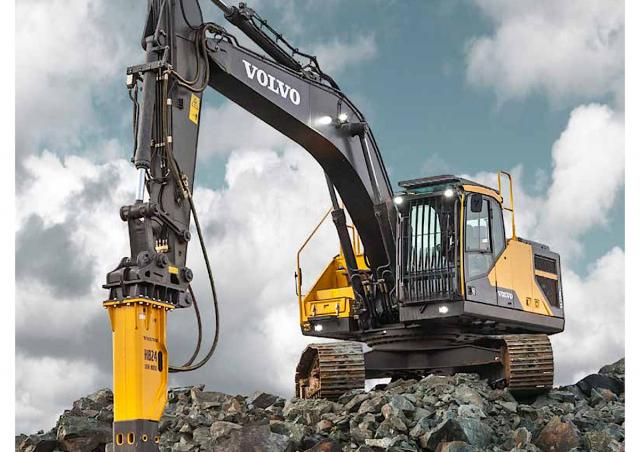 Volvo EC250ELR excavator specs & dimensions (2019 - 2025