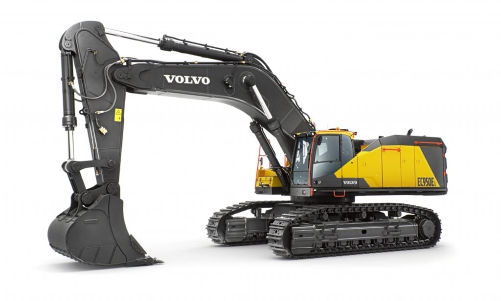 VOLVO EC950E トレーラー付きモデル 1/50
