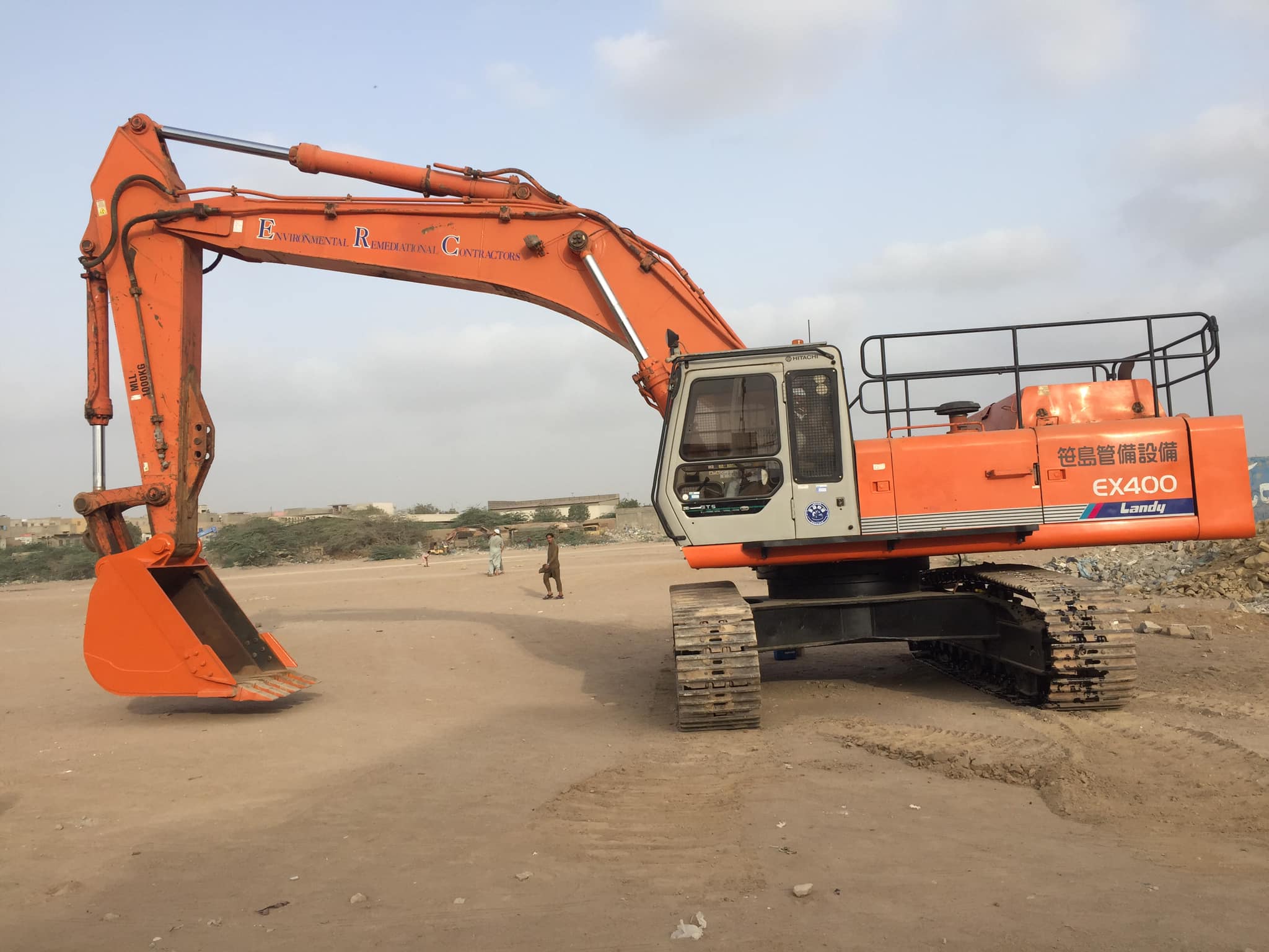 HITATI インパクト Hitachi EX 400 LS excavator specs & dimensions (1988 - 1994
