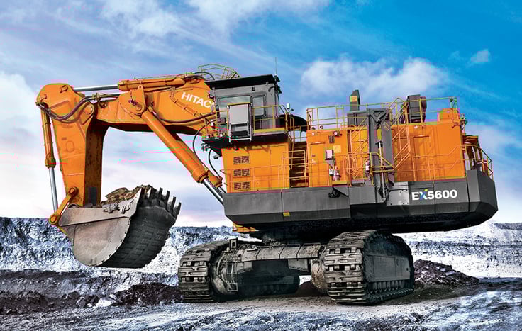 Hitachi EX 5600-6 excavator specs (2017 - 2025) | Diggers