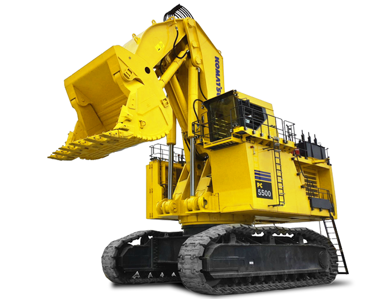 10 escavatori idraulici più grandi al mondo (aggiornamento 2022) Crawler-excavators-pc-5500-6-komatsu