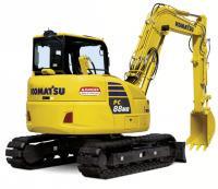 KOMATSU コマツ　PC 88MR Komatsu PC88MR-10 excavator specs & dimensions (2015 - 2020