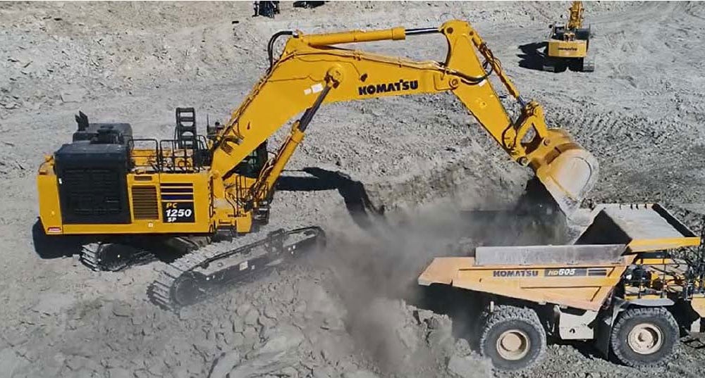 Komatsu PC1250SP-11 excavator specs & dimensions (2020 - 2025