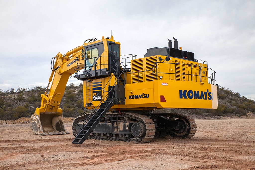 Komatsu PC2000-11 excavator specs & dimensions (2021 - 2025