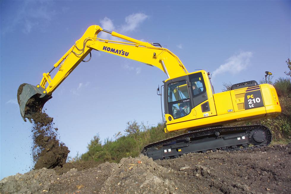 Komatsu PC210-8 excavator specs & dimensions (2017 - 2021