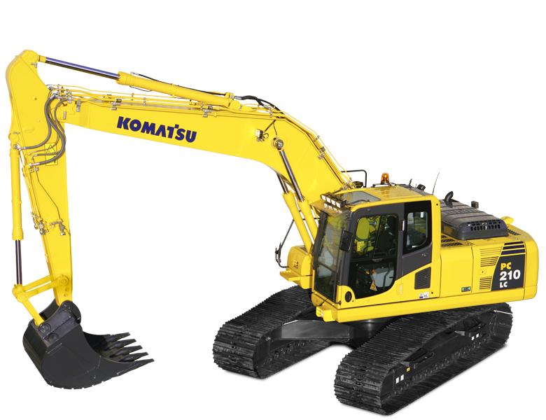 Komatsu PC210LC-8 excavator specs & dimensions (2017 - 2021