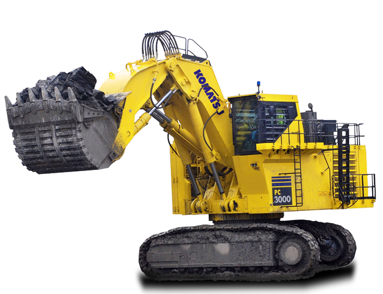 Komatsu PC3000-11 excavator specs & dimensions (2020 - 2024