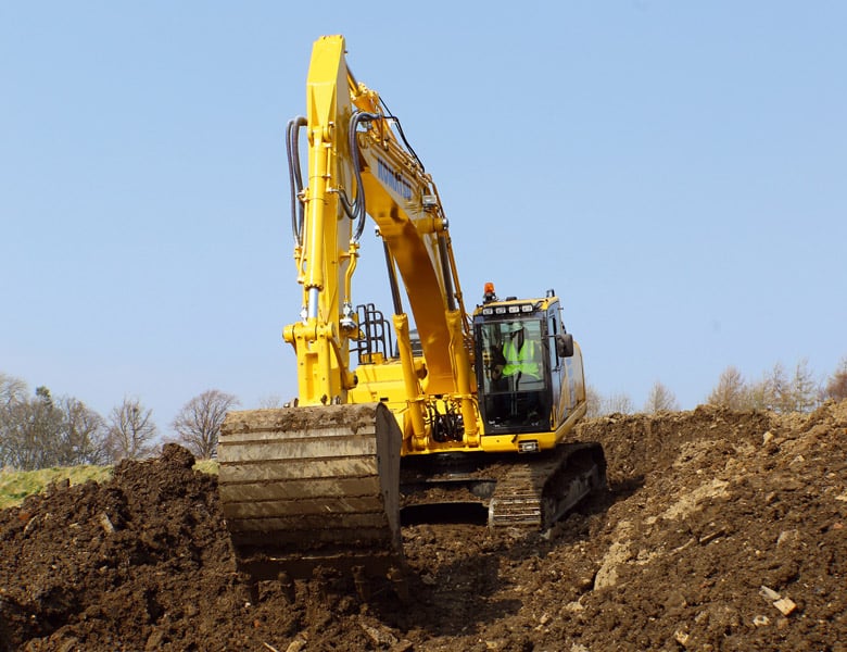 Komatsu PC360LC-11E0 excavator specs & dimensions (2021 - 2026