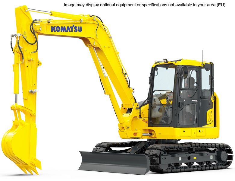 KOMATSU コマツ　PC 88MR Komatsu PC88MR-11E0 excavator specs & dimensions (2021