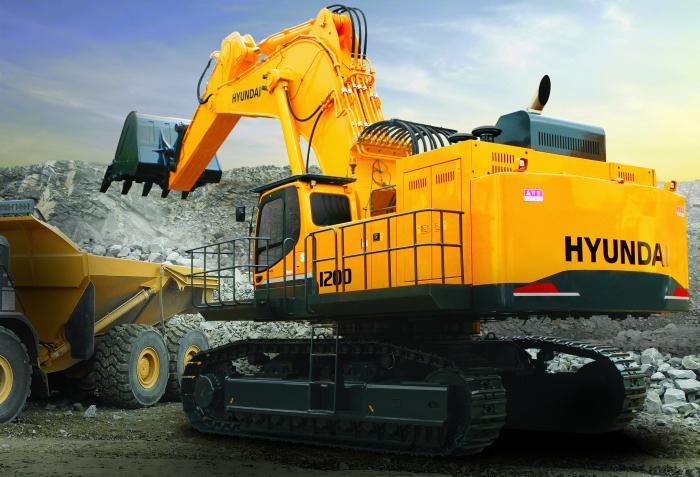 Hyundai R 1200 LC-9 A excavator specs & dimensions (2012 - 2015