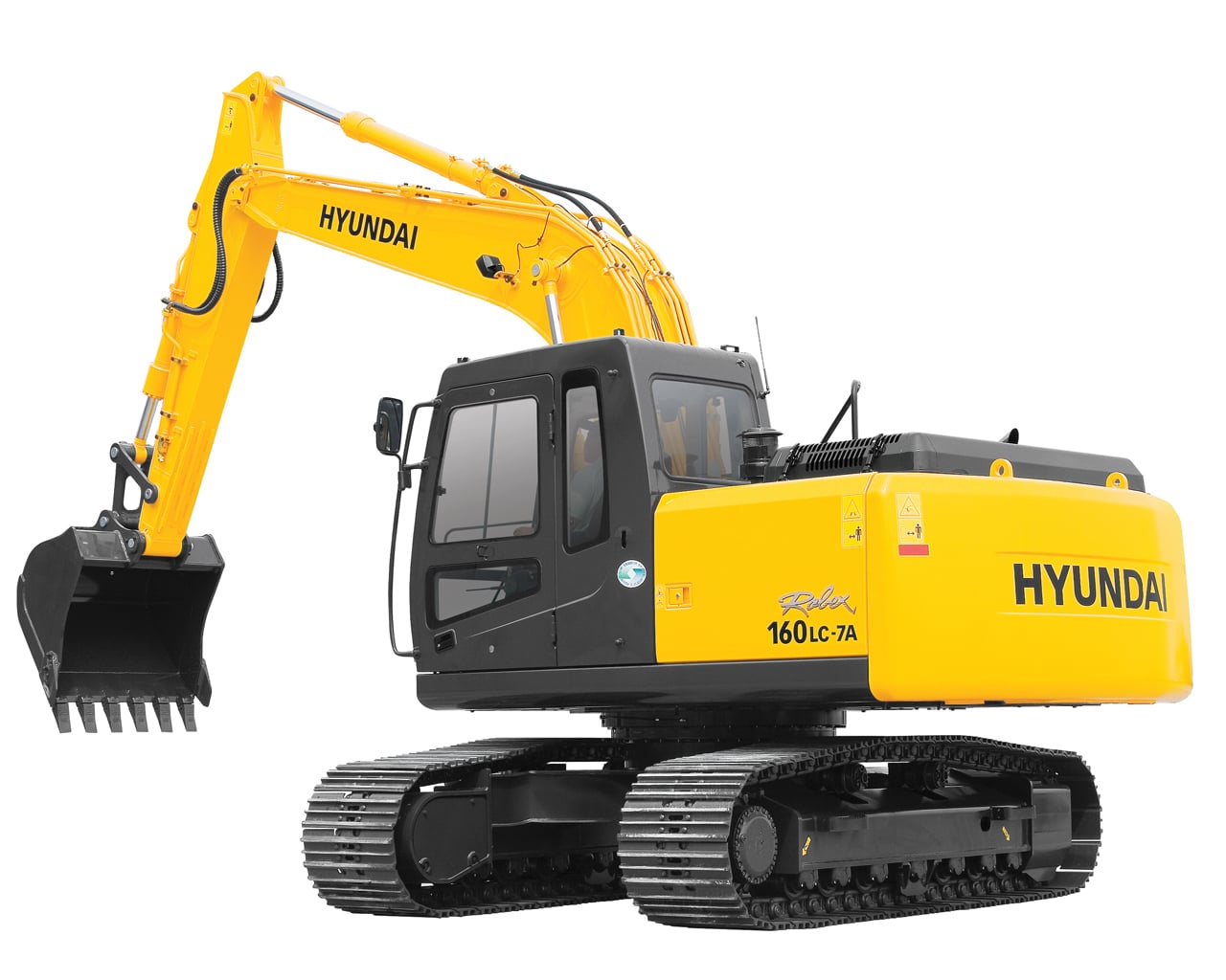Hyundai R 160 Lc 7a Excavator Specs 07 10 Diggers Lectura Specs