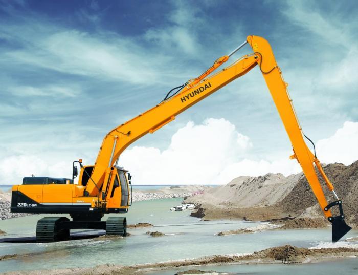 ESCAVATORE CINGOLATO A ROVESCIO MARCHIO Hyundai  modello 320 NCL-7A Crawler-excavators-r-220-lc-9-a-hyundai(1)