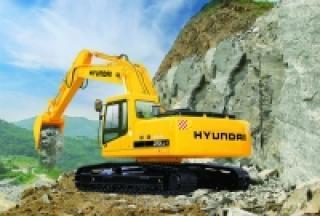how much does a 250c7 hyundai excavator weigh