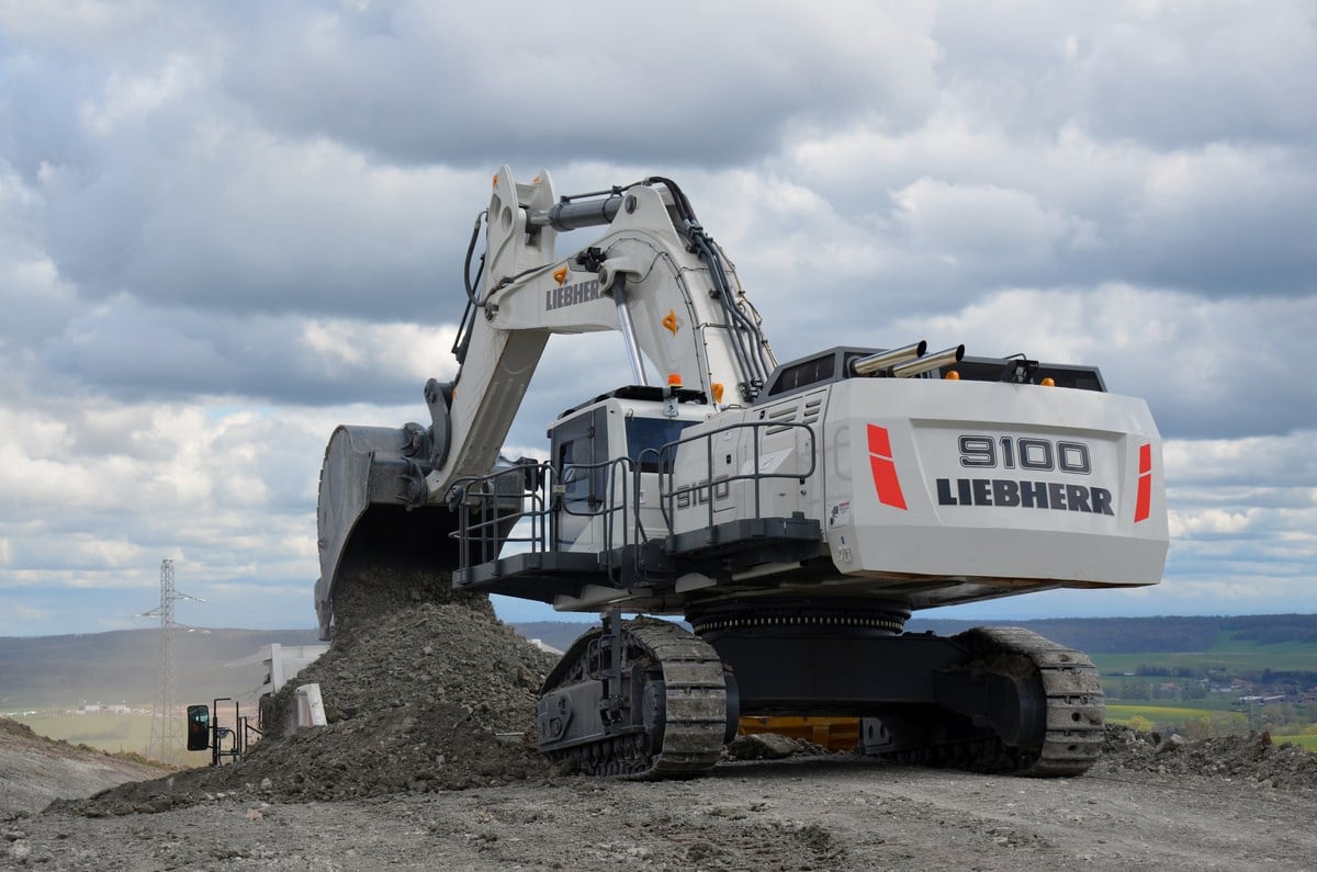 Liebherr r 9100 clearance