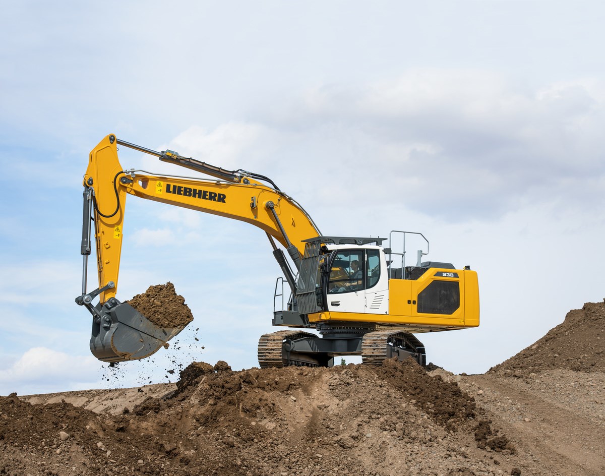 Liebherr R 938 Litronic excavator specs & dimensions (2019 - 2025