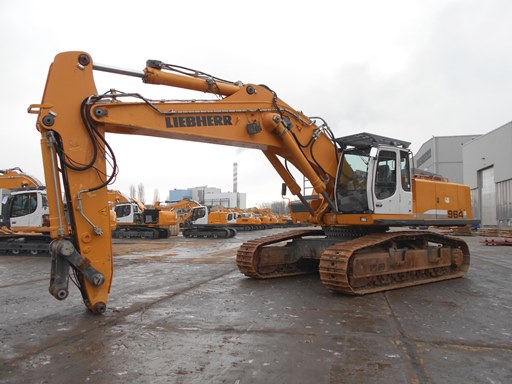 Liebherr R 964 C Litronic excavator specs & dimensions (2007