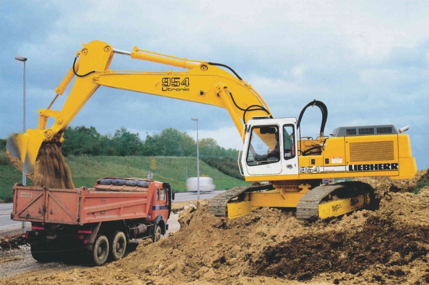 Liebherr R954 excavator specs 1993 1994 Diggers LECTURA Specs