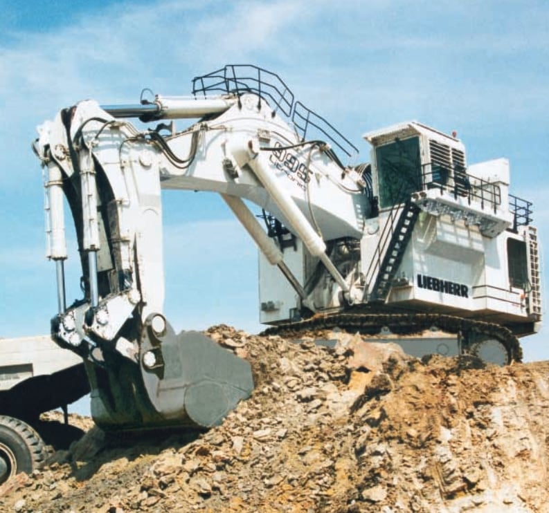 Liebherr R995 excavator specs (2003 - 2004) | Diggers | LECTURA Specs