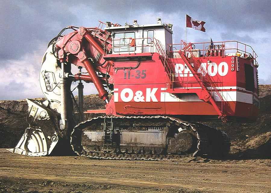 10 escavatori idraulici più grandi al mondo (aggiornamento 2022) Crawler-excavators-rh-400-terex