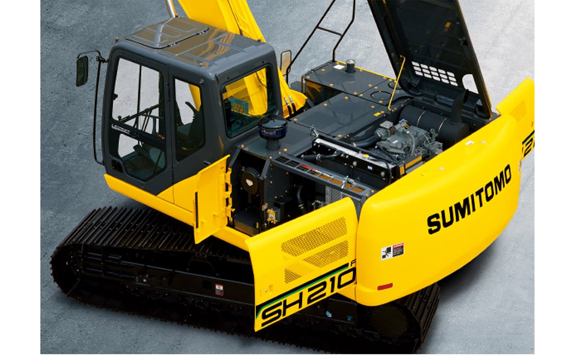 Sumitomo SH210F-5 MACAN excavator specs & dimensions (2017