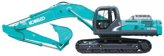 Kobelco SK 350 NLC 10 excavator specs & dimensions (2016 - 2019