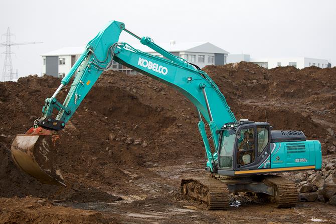 Kobelco SK 350 NLC 10E excavator specs & dimensions (2019 - 2021