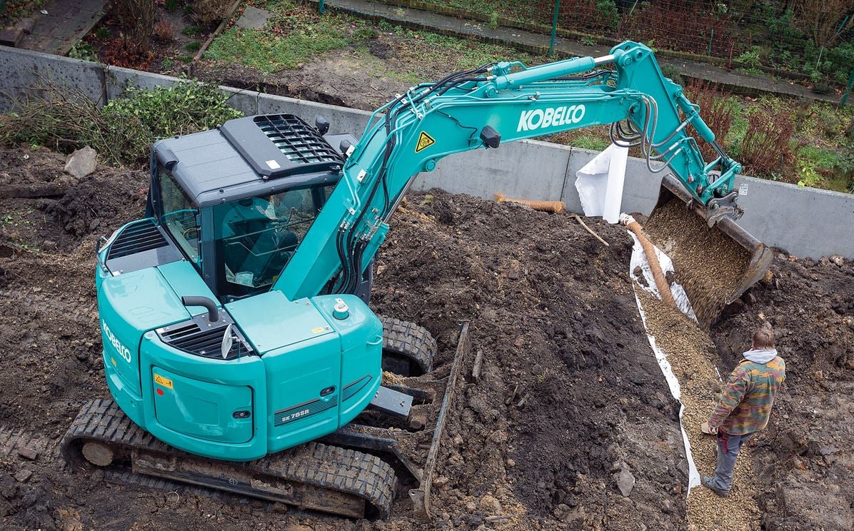 Kobelco SK 75 SR 3 excavator specs & dimensions (2013 - 2019