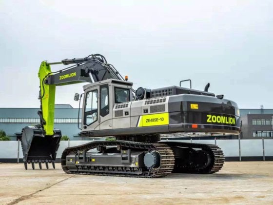 Zoomlion ZE485E-10 excavator specs & dimensions (2020 - 2023