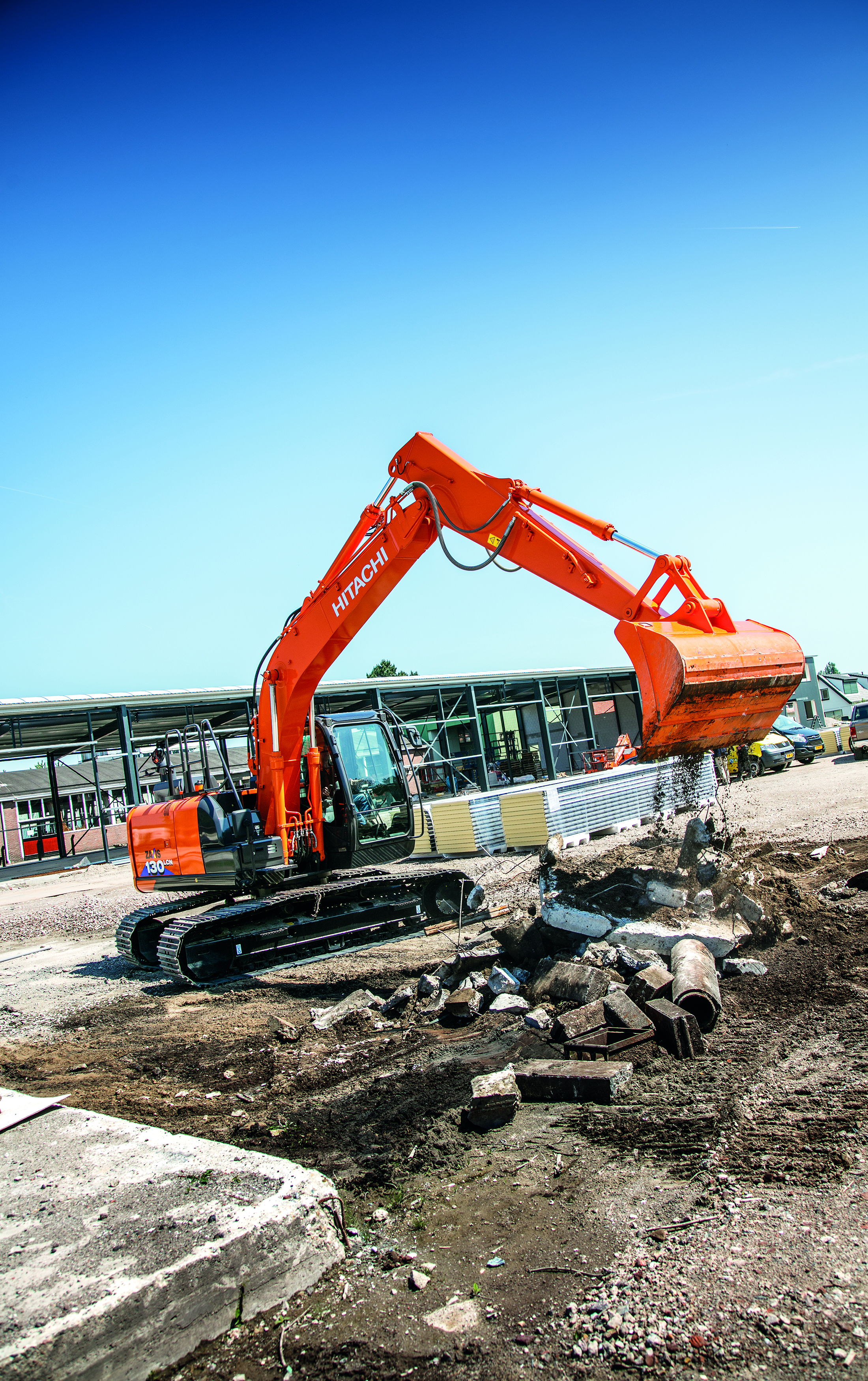 Hitachi ZX130-6 excavator specs & dimensions (2016 - 2021