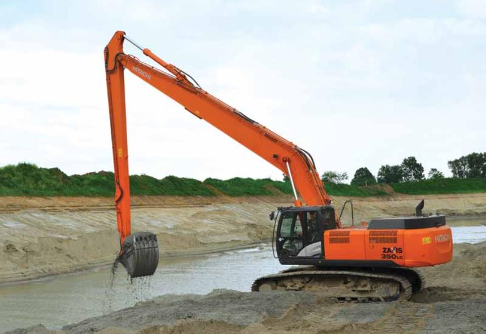 Hitachi ZX350LC TYPE H20LD excavator specs & dimensions (2017