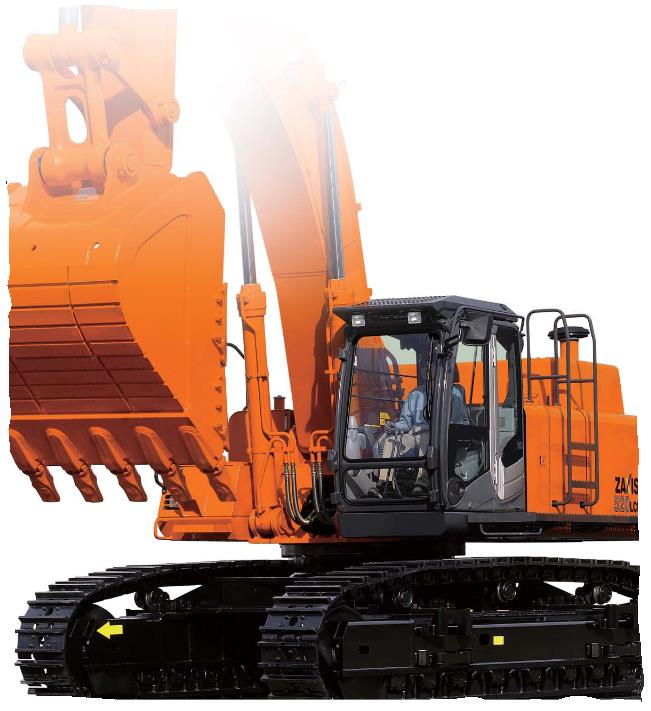 Hitachi ZX520LCH-3F excavator specs & dimensions (2017 - 2026