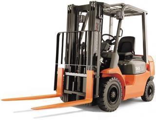 Toyota 02-7 FDF 25 diesel forklift specs & dimensions (1999 - 2007