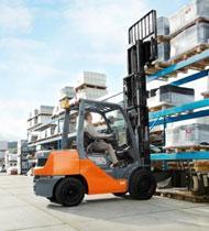 Toyota 52-8 FDF 20 diesel forklift specs & dimensions (2008