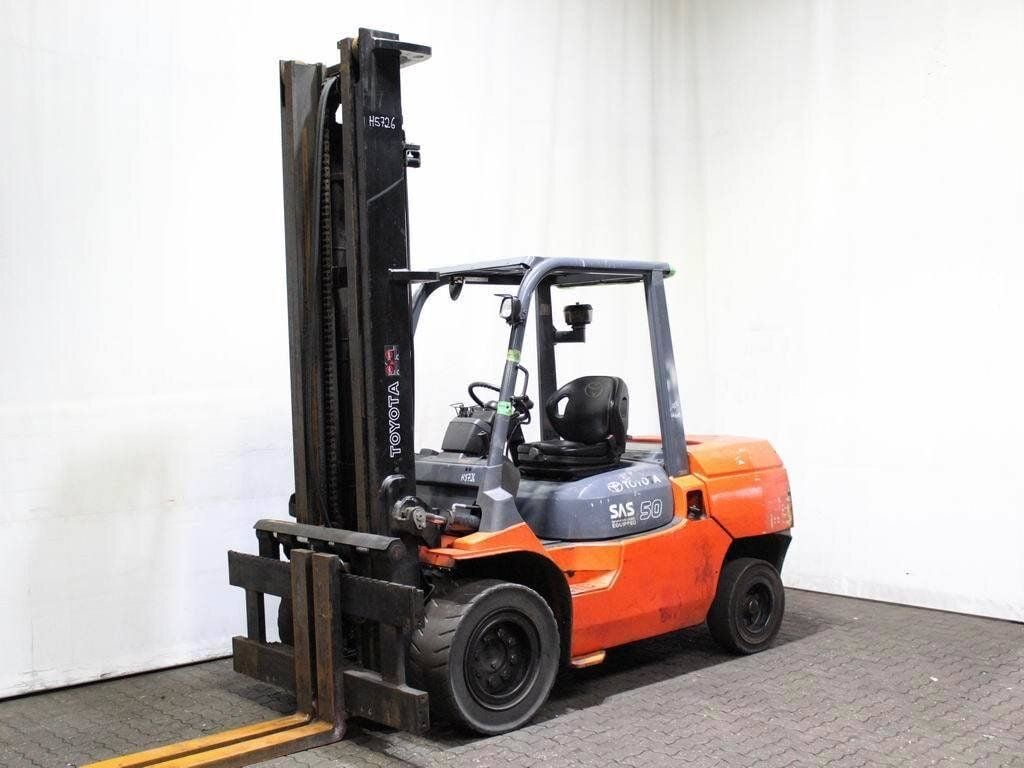 Toyota 02-7 FDA 50 diesel forklift specs & dimensions (1999