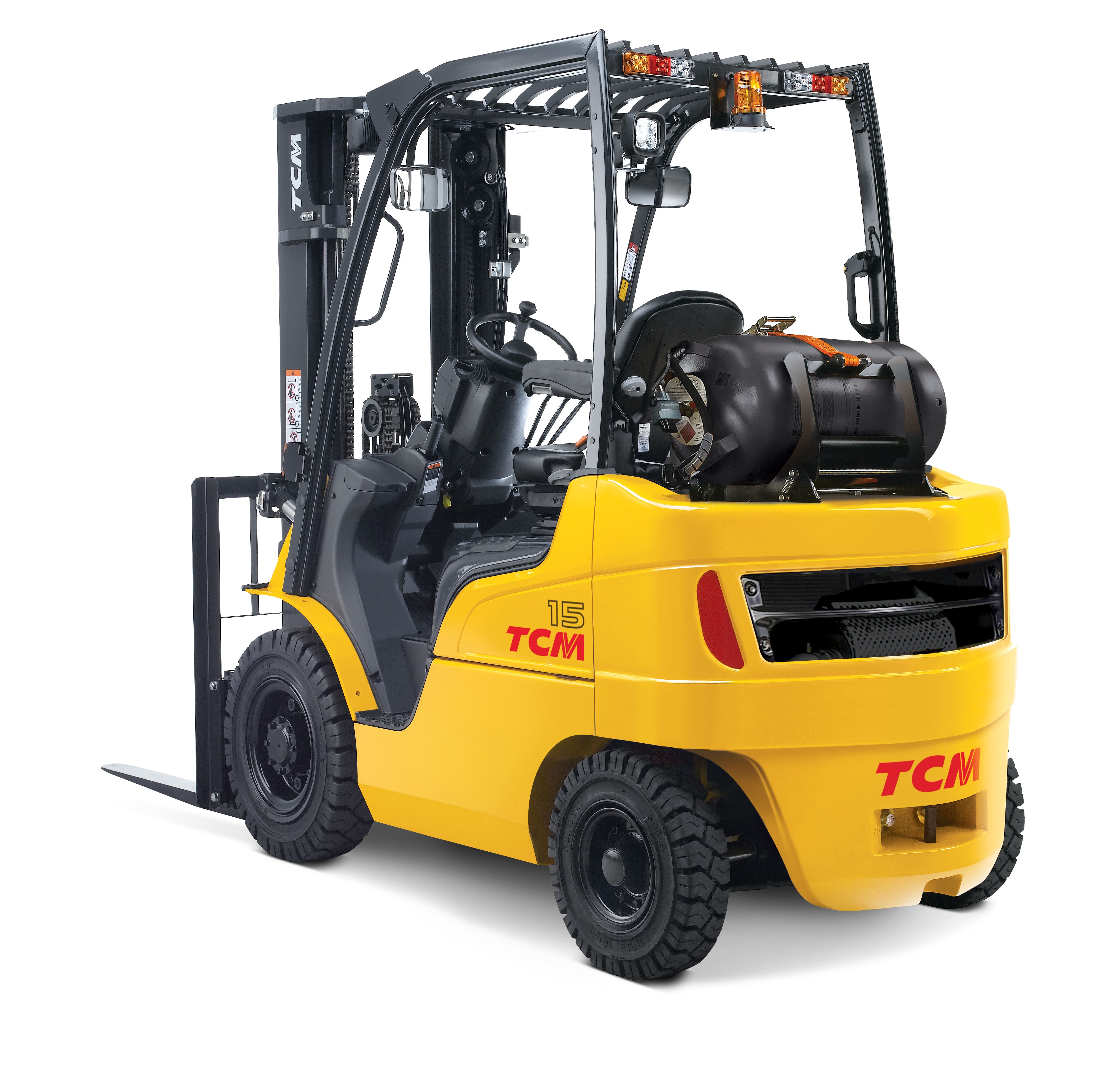 TCM FD 15 Z 7 T diesel forklift specs & dimensions (1991 - 1994