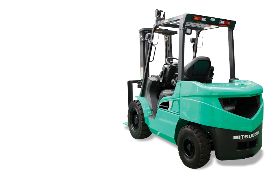 Mitsubishi FD25PT diesel forklift specs & dimensions (2024 - 2025