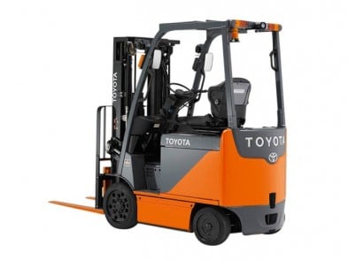 Toyota 8FBCU30 electric forklift specs & dimensions (2019