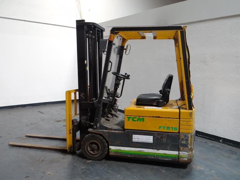 TCM FTB 15 E 3 electric forklift specs (1993 2000) Lift trucks