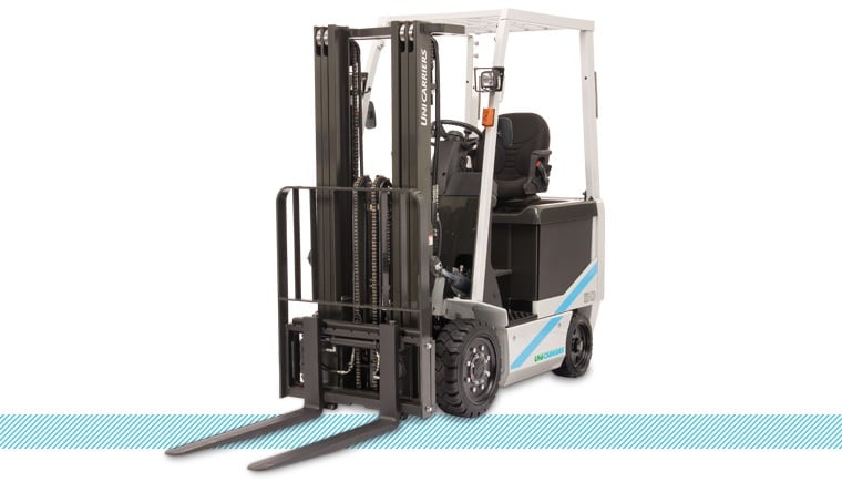 UniCarriers BXC40N electric forklift specs & dimensions