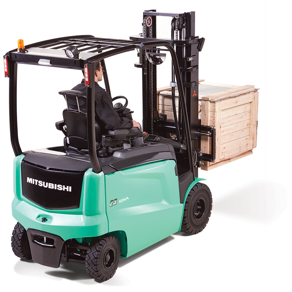 Mitsubishi FB25N electric forklift specs (2014 2021) Lift trucks